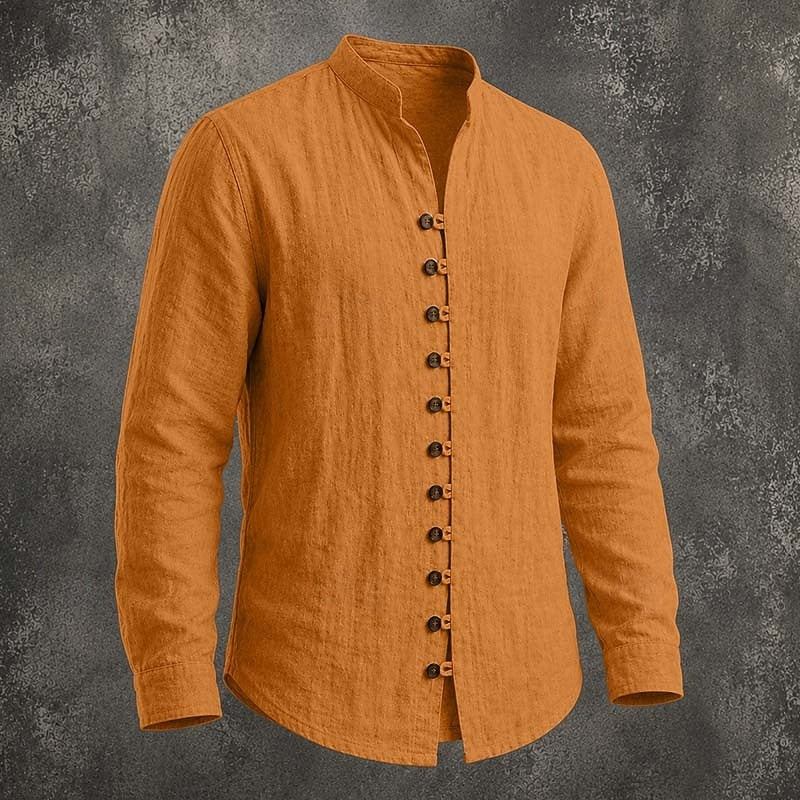 Otaviano - Camisa Masculina Gola Padre