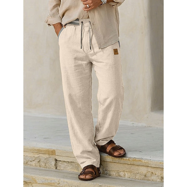 Teotônio - Calça Masculina com Cordão Solta Leve