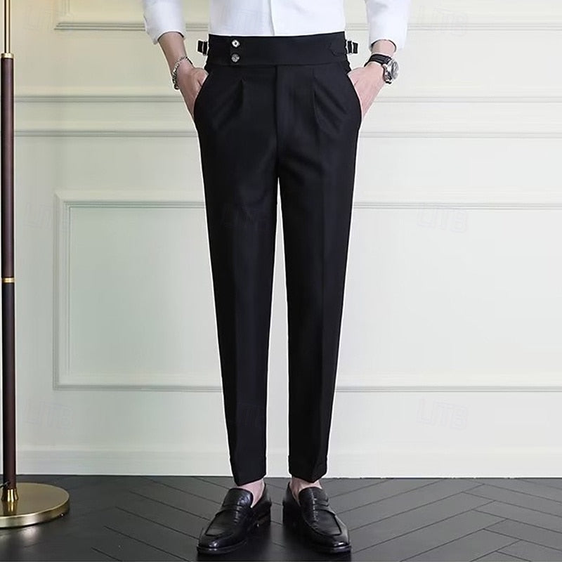 Feliciano - Calça de Linho Masculina Alfaiataria Leve