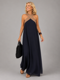 Velora - Vestido Longo Elegante Transpassado