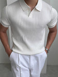 Ezequiel - Camisa Polo Masculina Texturizada Refinada