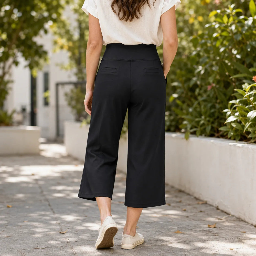 Raimunda - Calça Pantalona Cropped