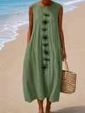 Cheryl - Vestido Casual Sem Mangas
