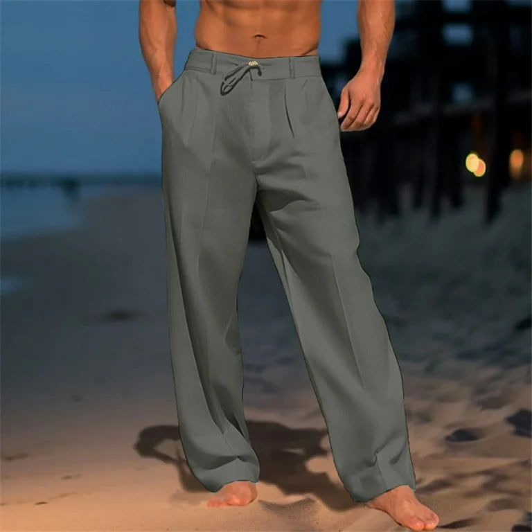 Wanderley - Calça de Linho Masculina Clássica