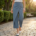 Olindina - Calça Pantalona Transpassado