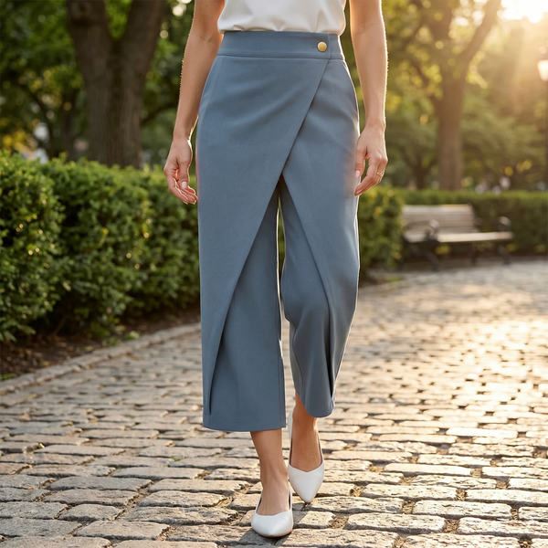 Olindina - Calça Pantalona Transpassado