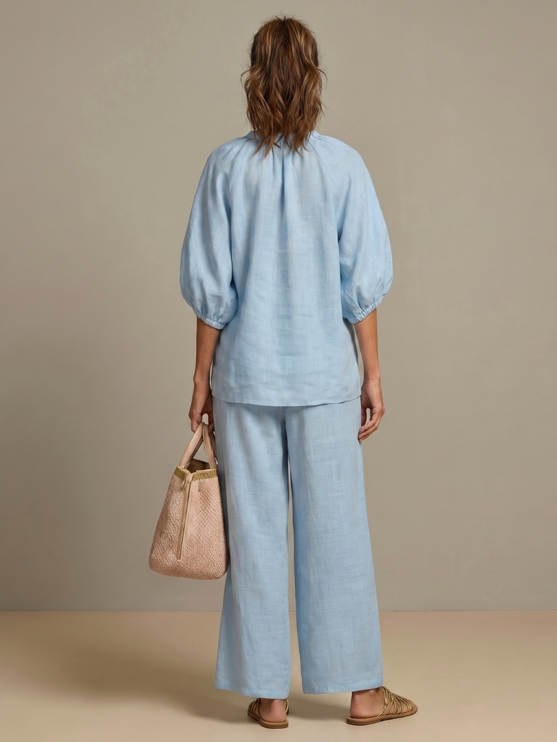 Joelita - Conjunto Feminino Pantalona com Zíper