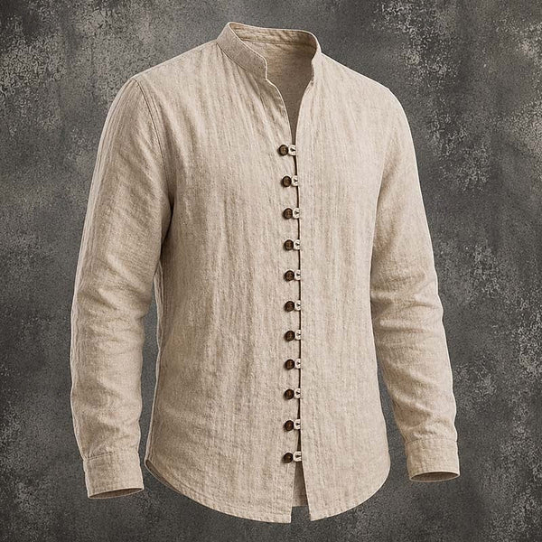 Otaviano - Camisa Masculina Gola Padre