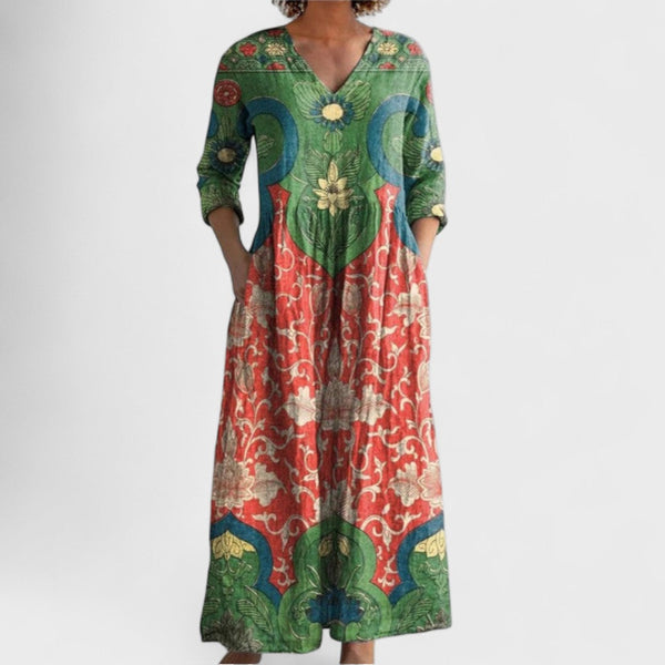 Cleuza - Vestido Midi Vintage