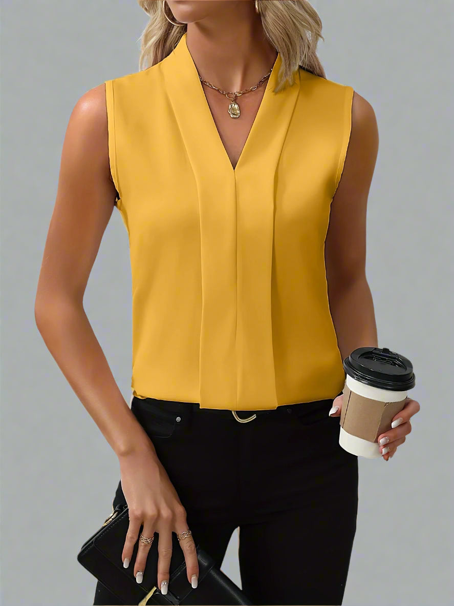 Sirlene - Camisa Feminina Sem Manga