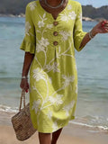 Lavínia - Vestido Casual Feminino com Estampa Floral