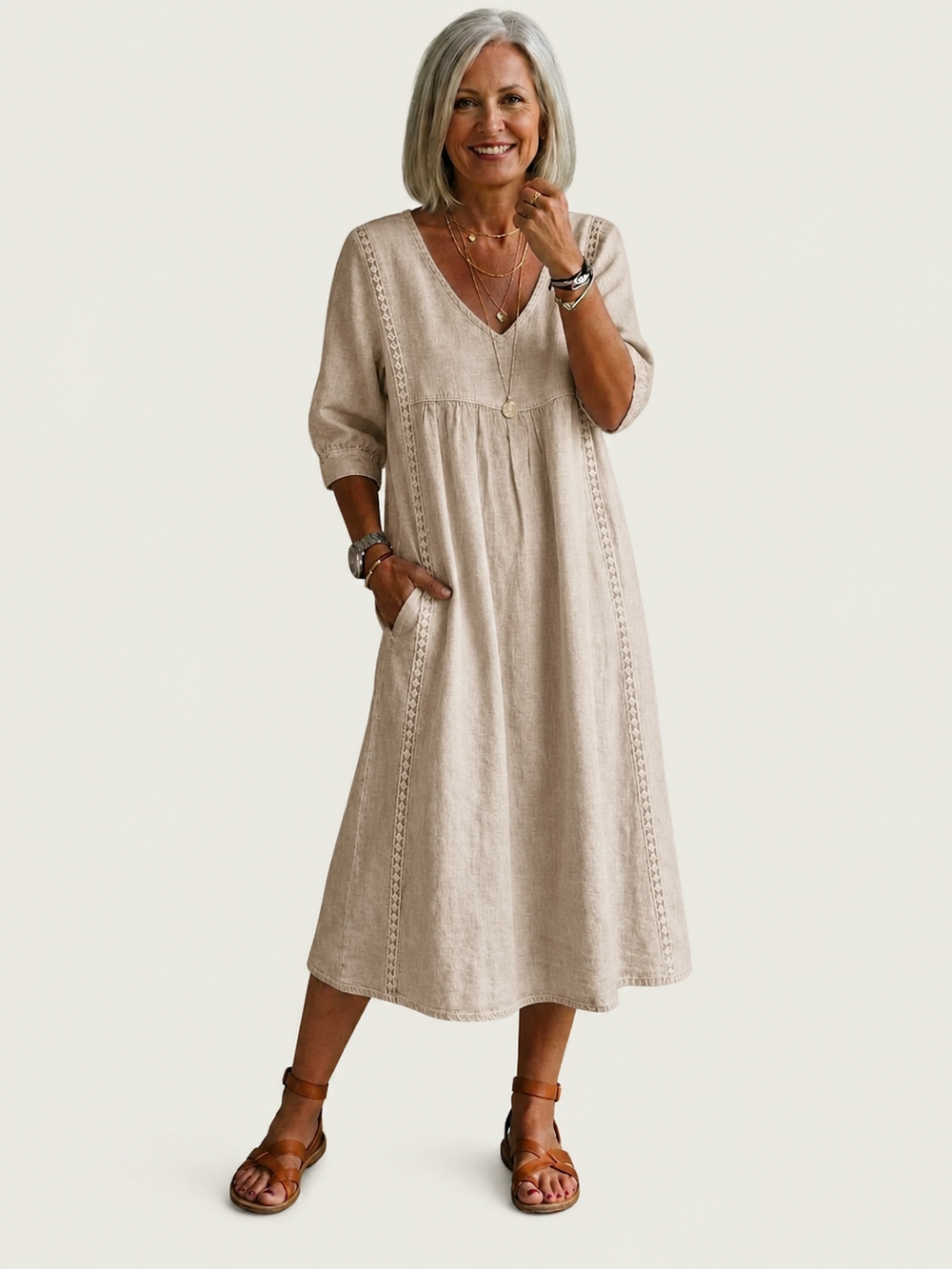 Juliette - Vestido Longo Evasê Elegante