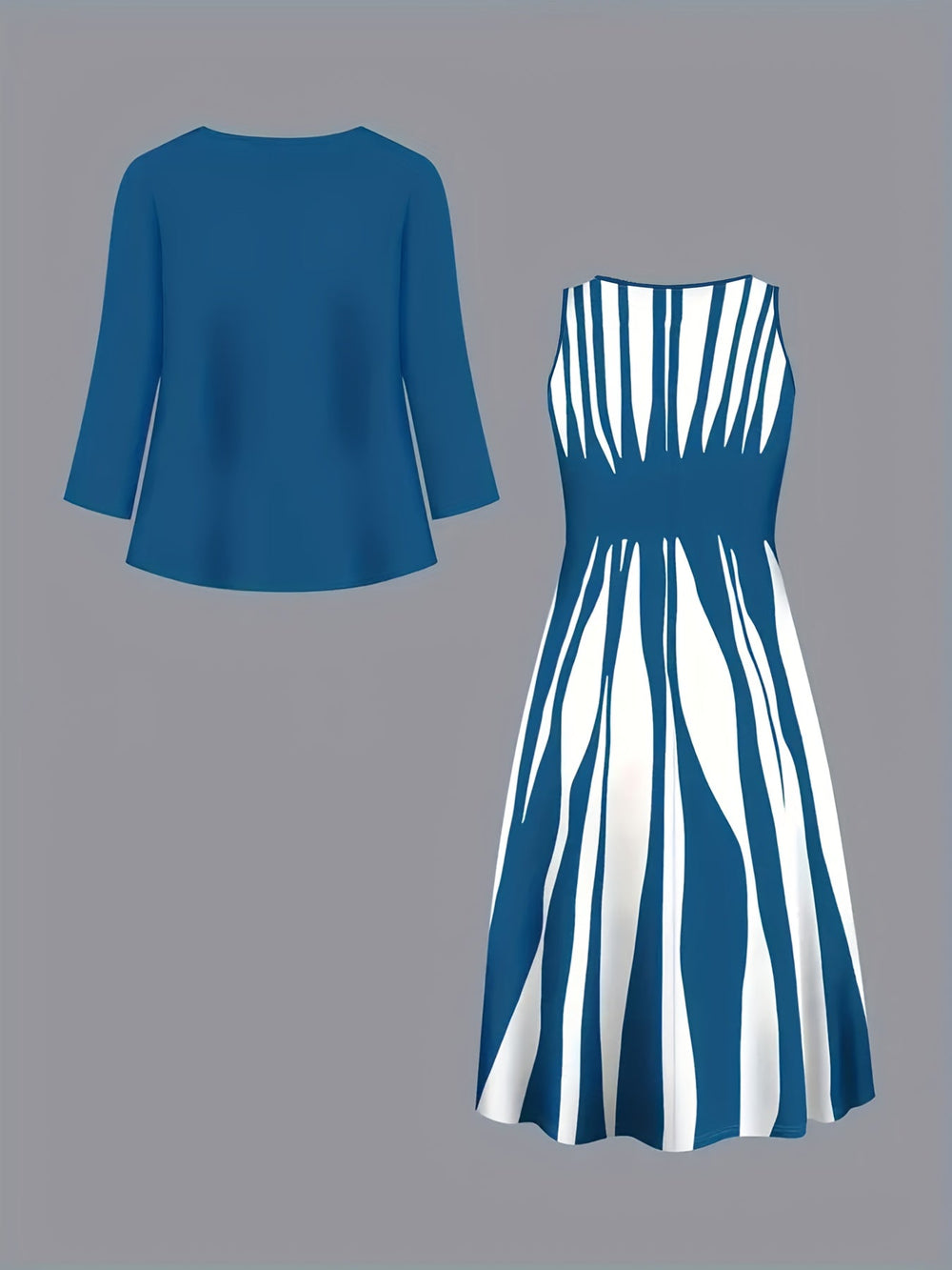 Ionete - Vestido de Festa Elegante Fluido