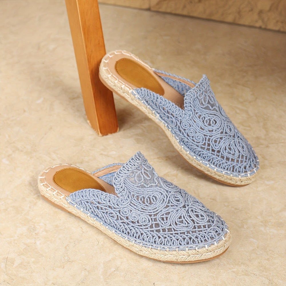Ermelinda - Sandália Feminina Slip On Trançada