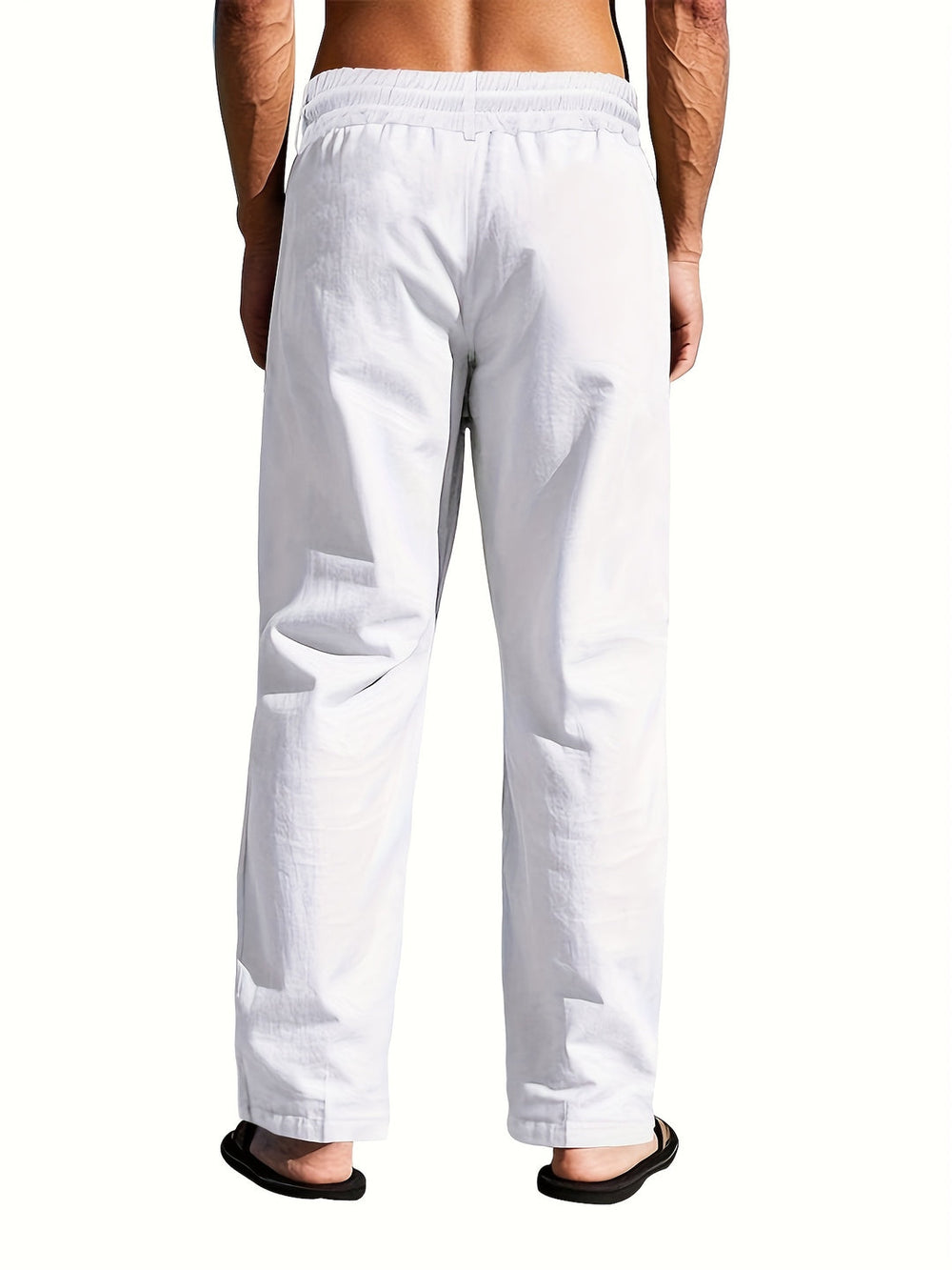 Ubirajara - Calça Masculina Solta com Cordão