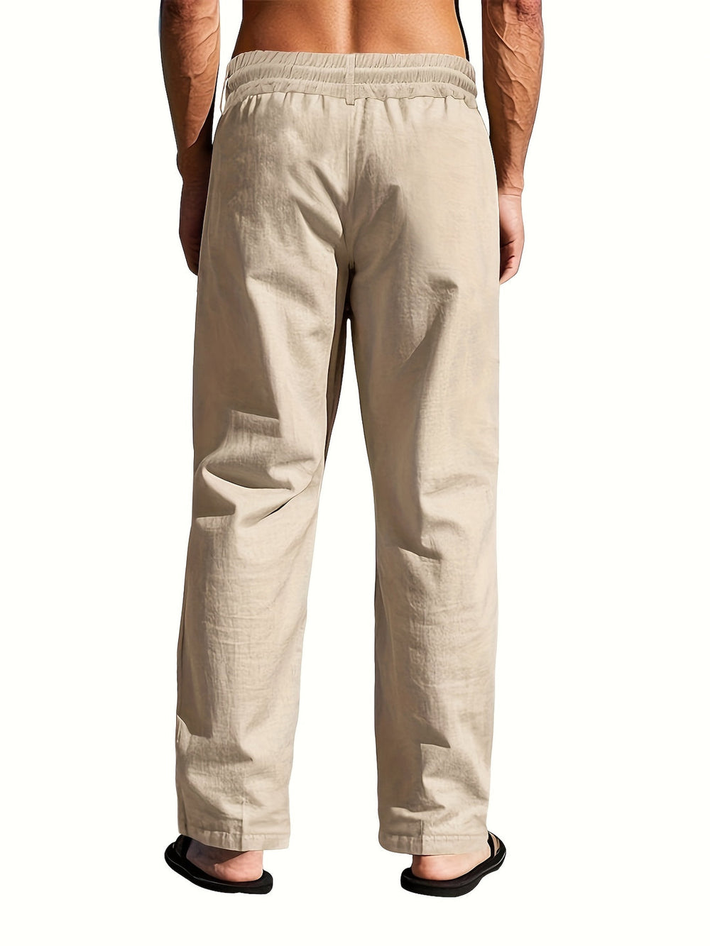 Ubirajara - Calça Masculina Solta com Cordão