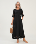 Aubrey - Vestido Midi que Disfarça a Barriga