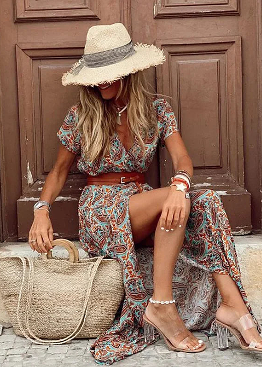 Elidia - Vestido Midi Boho