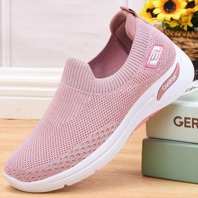 Eloá - Tênis Slip-On de Malha sem Cadarço