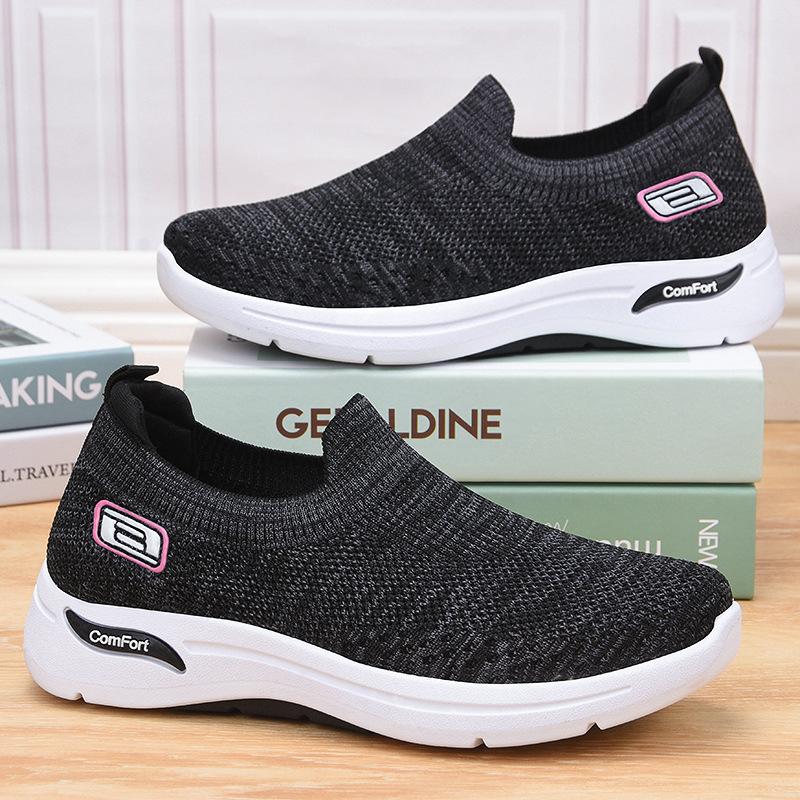 Eloá - Tênis Slip-On de Malha sem Cadarço
