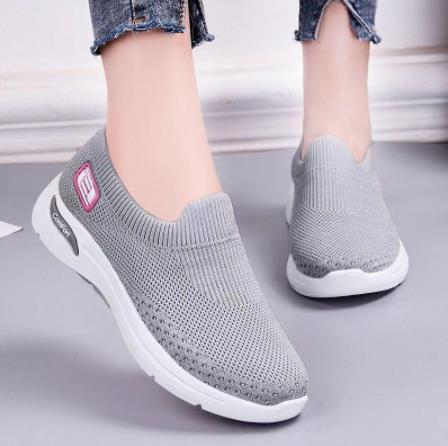 Eloá - Tênis Slip-On de Malha sem Cadarço