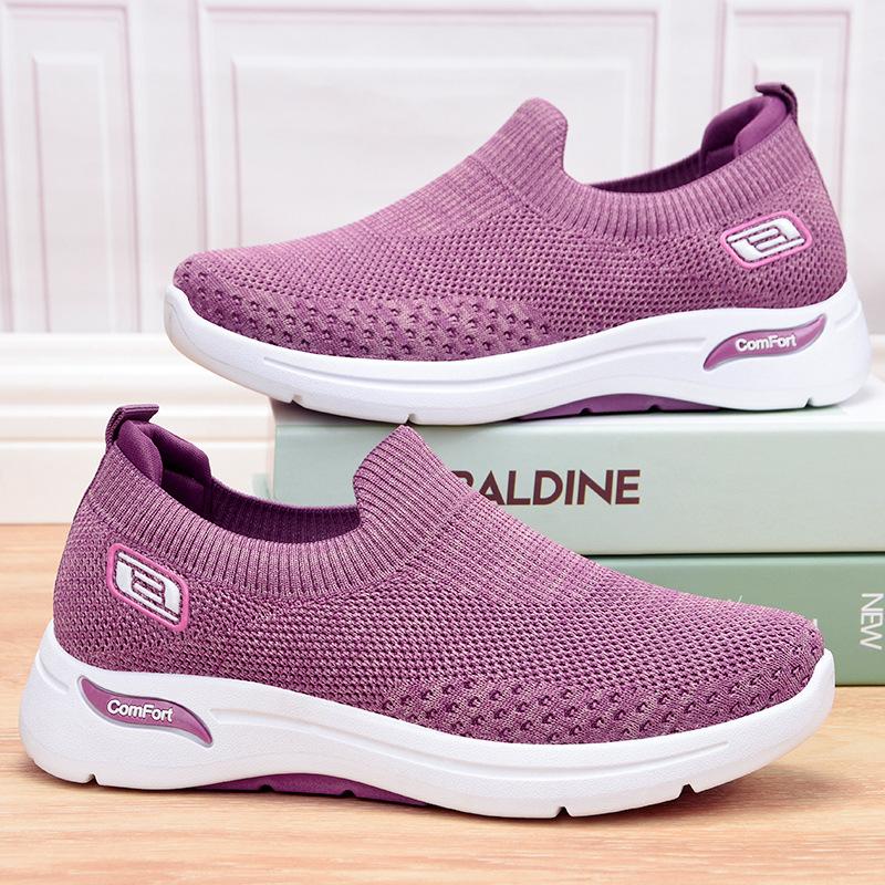Eloá - Tênis Slip-On de Malha sem Cadarço