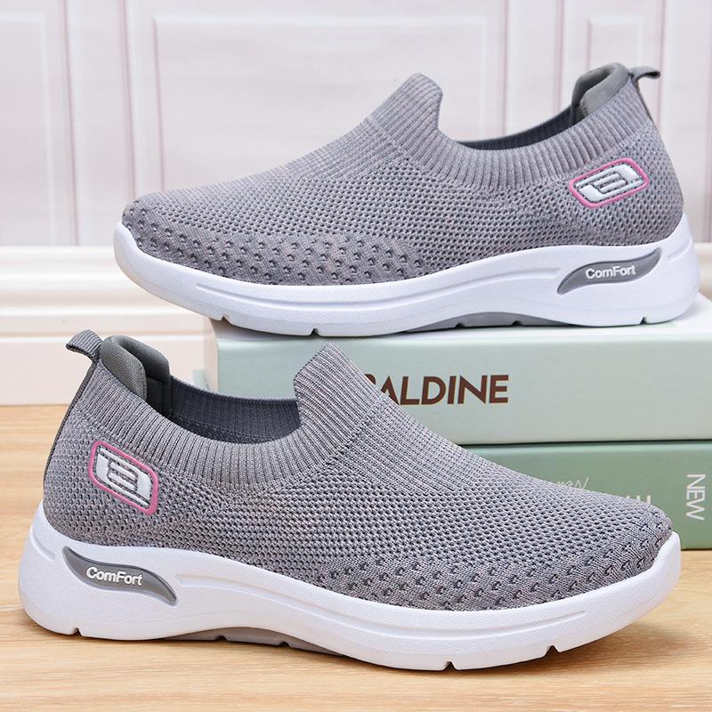 Eloá - Tênis Slip-On de Malha sem Cadarço