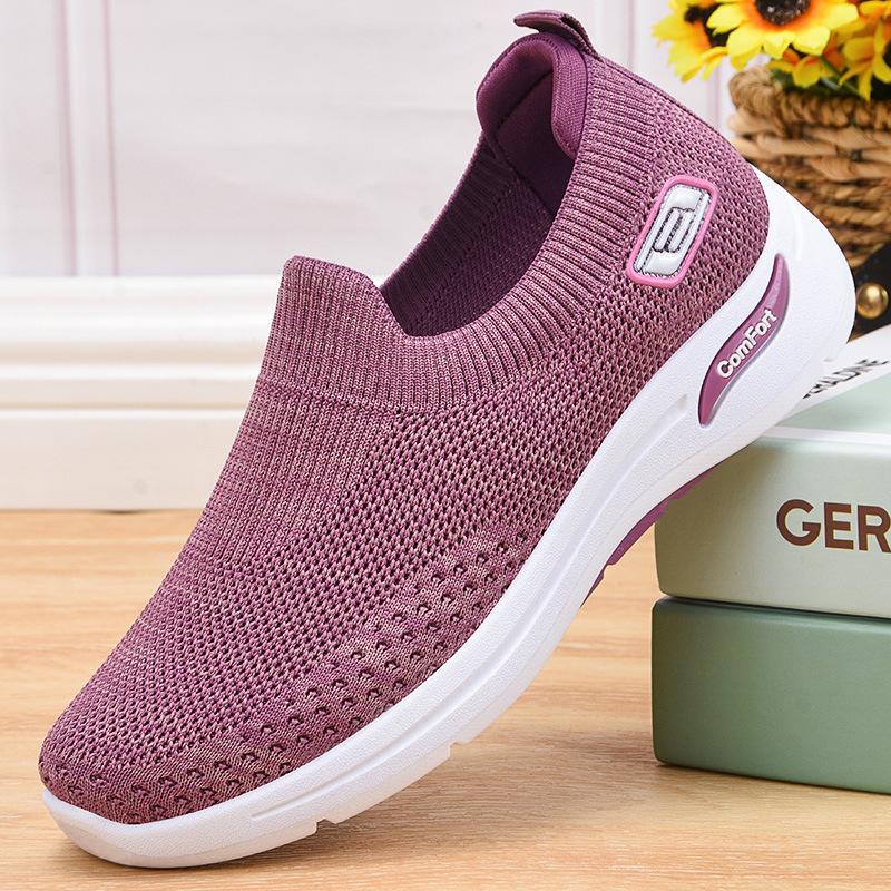 Eloá - Tênis Slip-On de Malha sem Cadarço