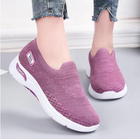 Eloá - Tênis Slip-On de Malha sem Cadarço