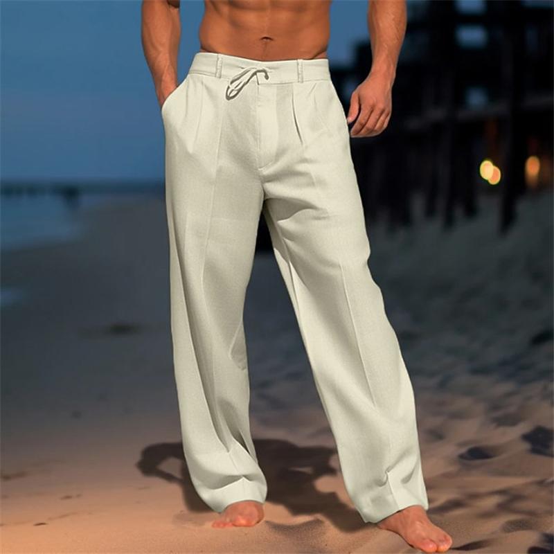 Wanderley - Calça de Linho Masculina Clássica