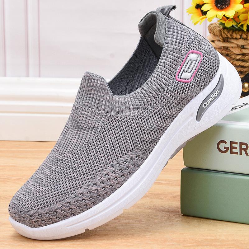 Eloá - Tênis Slip-On de Malha sem Cadarço