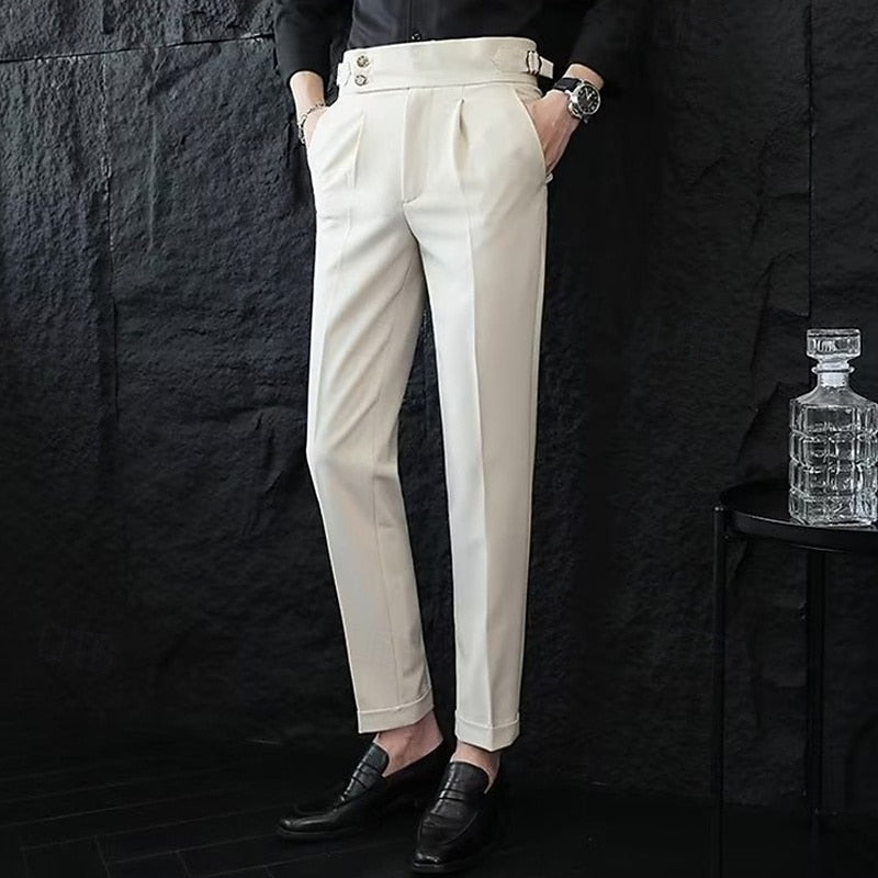 Feliciano - Calça de Linho Masculina Alfaiataria Leve