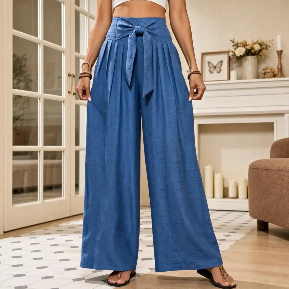 Olinda - Calça Feminina Cintura Alta Pantalona