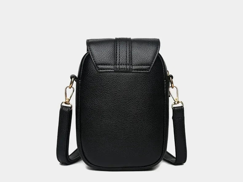 Vilmara - Bolsa Feminina de Couro Retrô