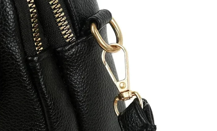 Vilmara - Bolsa Feminina de Couro Retrô