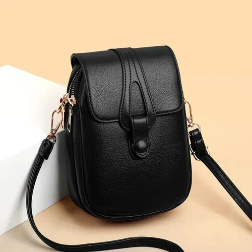 Vilmara - Bolsa Feminina de Couro Retrô