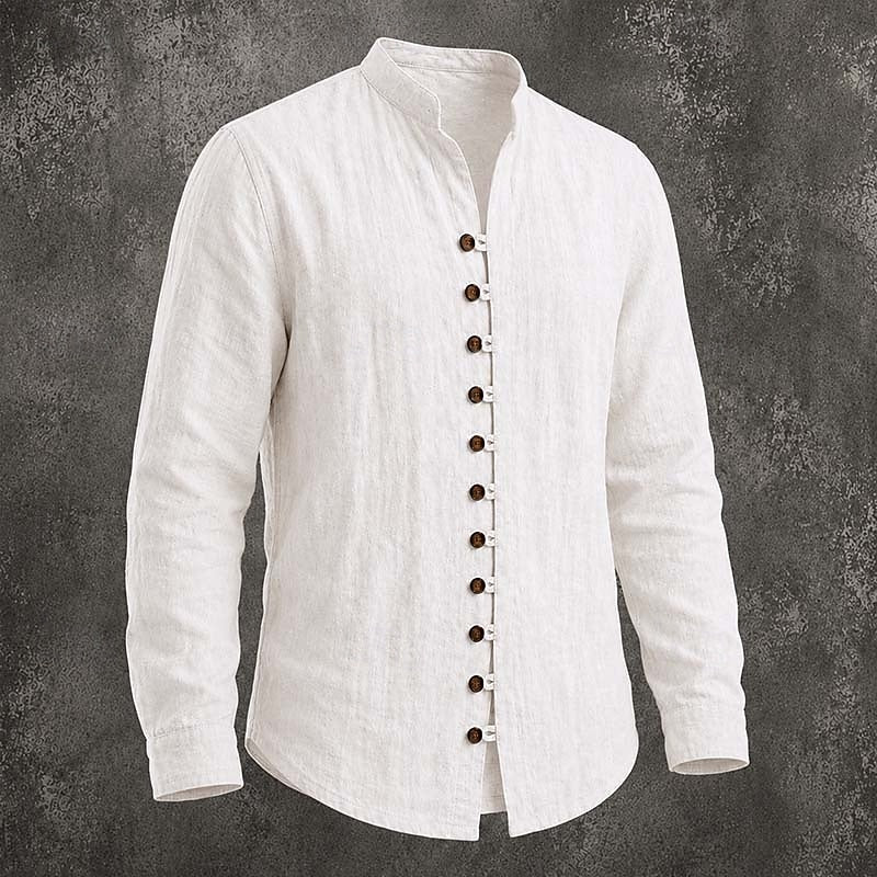 Otaviano - Camisa Masculina Gola Padre