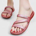 Daryell - Chinelo Moldado com Três Tiras Assimétricas