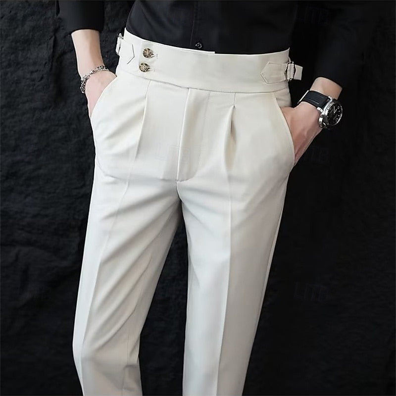 Feliciano - Calça de Linho Masculina Alfaiataria Leve