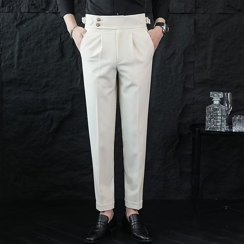 Feliciano - Calça de Linho Masculina Alfaiataria Leve