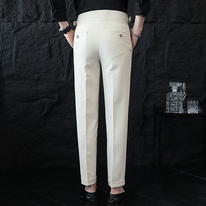 Feliciano - Calça de Linho Masculina Alfaiataria Leve