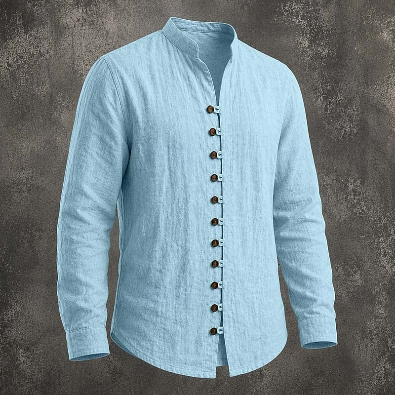 Otaviano - Camisa Masculina Gola Padre