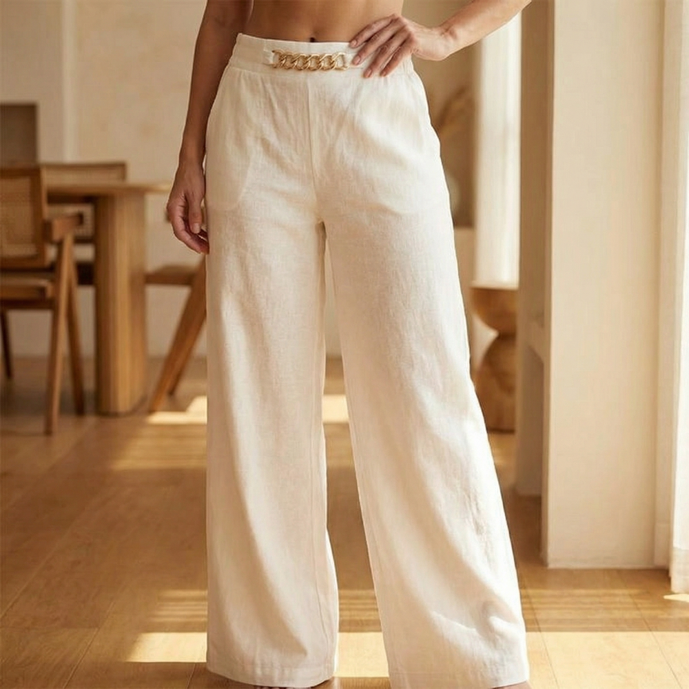 Vicentina - Calça Pantalona para o Verão