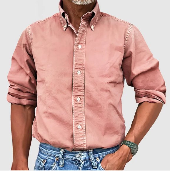 Lindolfo - Camisa Masculina com Botões Clássica