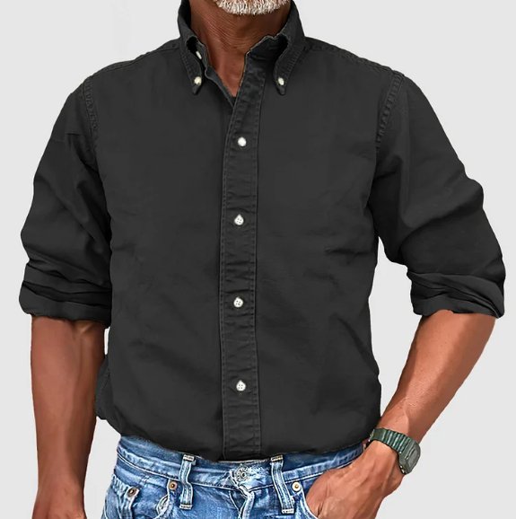 Lindolfo - Camisa Masculina com Botões Clássica