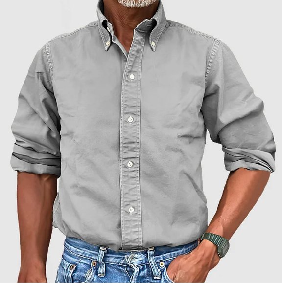 Lindolfo - Camisa Masculina com Botões Clássica