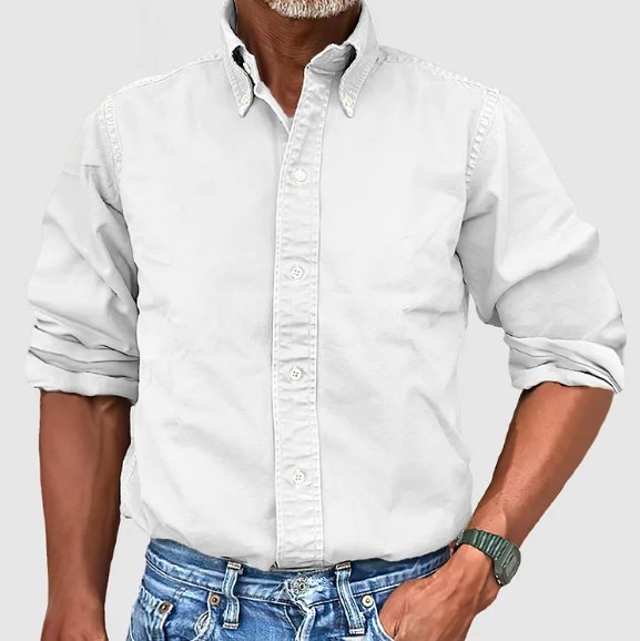Lindolfo - Camisa Masculina com Botões Clássica