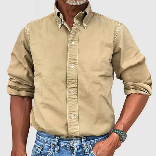 Lindolfo - Camisa Masculina com Botões Clássica