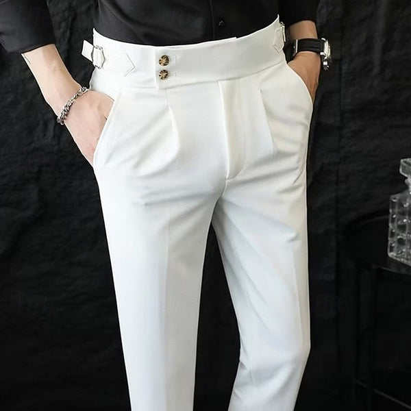 Feliciano - Calça de Linho Masculina Alfaiataria Leve