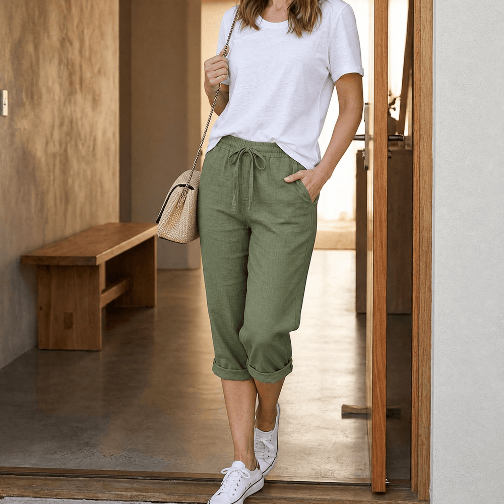 Maura - Calça Feminina com Cordão